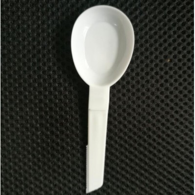 Plastic Folding Spoon with Saw Blade Handle