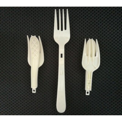 Instant Noodle Fork, Disposable Plastic Folding Fork, Low Cost Folding Fork